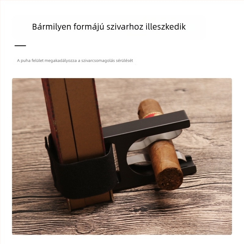 Mágneses szivartartó – kültéri, hordozható, állítható, golf-stílusú