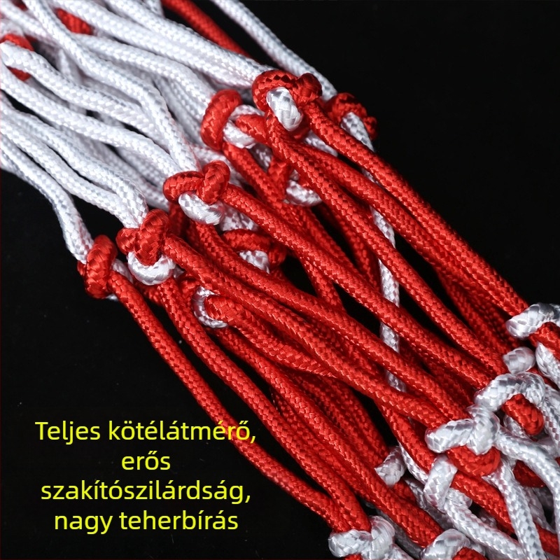 Nagy hálós hordtáska kosárlabda-, röplabda- és futball-labdáknak – 10–20 labda fér el benne