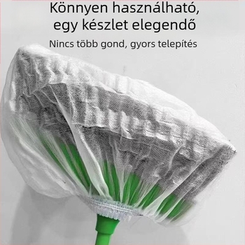 Egyszer használatos söpörő porvédő burkolat - padlóport és szálakat gyűjt, nem tapad