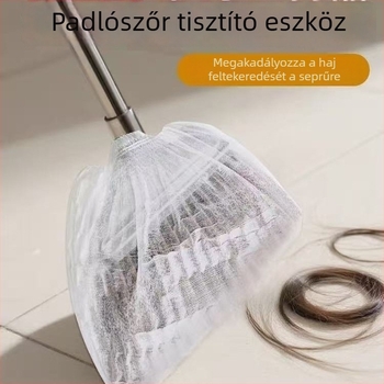 Egyszer használatos söpörő porvédő burkolat - padlóport és szálakat gyűjt, nem tapad