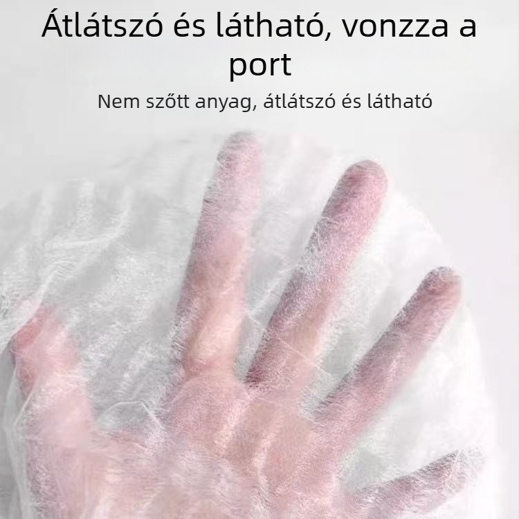 Egyszer használatos söpörő porvédő burkolat - padlóport és szálakat gyűjt, nem tapad