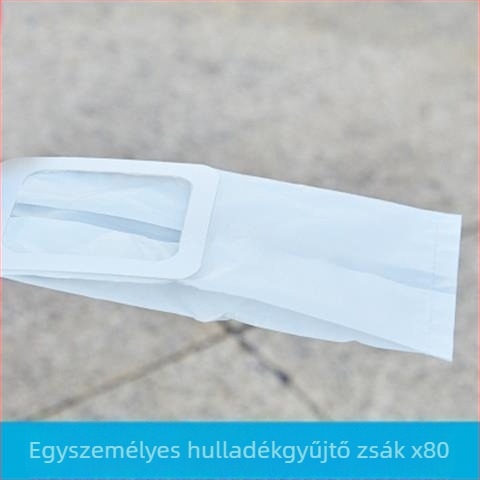 Automatikus háziállatürülék gyűjtő sétáltatás közben, zacskókkal és szennyeződés elleni eszközzel