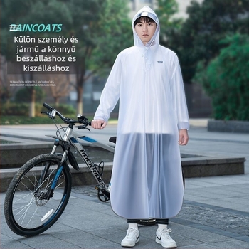 Kerékpáros esőponcsó egyben, hátizsákkal, felnőtteknek