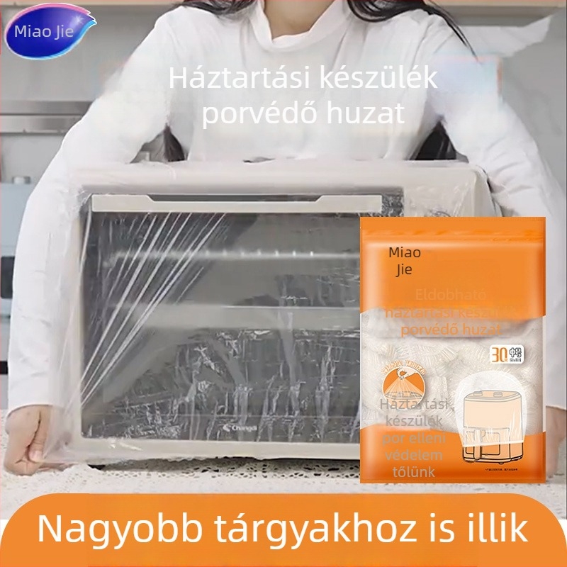 Miaojie Vastagított egyszer használatos porvédő fólia háztartási készülékekhez – Nagy méretű konyhai készülékekhez, rizsfőző és mikrohullámú sütő számára