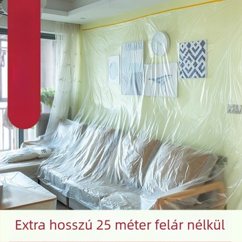 Egyszer használatos porvédő a bútorokhoz – PE műanyag fólia kanapéhoz