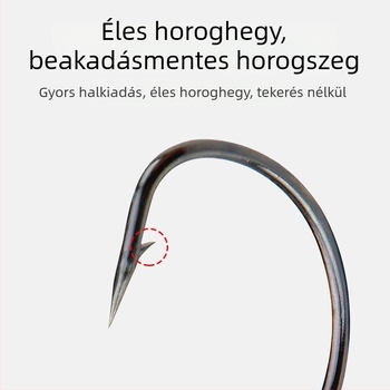 7316 Crank horog ólomfejjel lágy csalikhoz, aljban ütközés elleni védelem, Texas rig halászathoz édes- és sós vízben