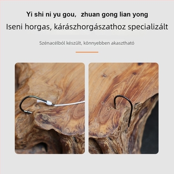 Új úszó horgász készlet ponty és nagyfejű ponty számára, négyzet alakú rugós horog, Iseni horog, robbanó horog