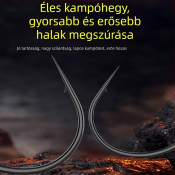Mud Loach Hook horgászrig élőcsalihoz, tövises horog, fordított horoggal a Mandarin hal és a sügér számára