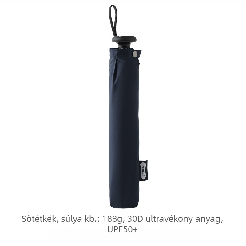 PARACHASE 108 cm ultra könnyű, megnagyított esernyő vinyl bevonattal, UV védelem UPF 50+, nap- és eső elleni parasol nőknek