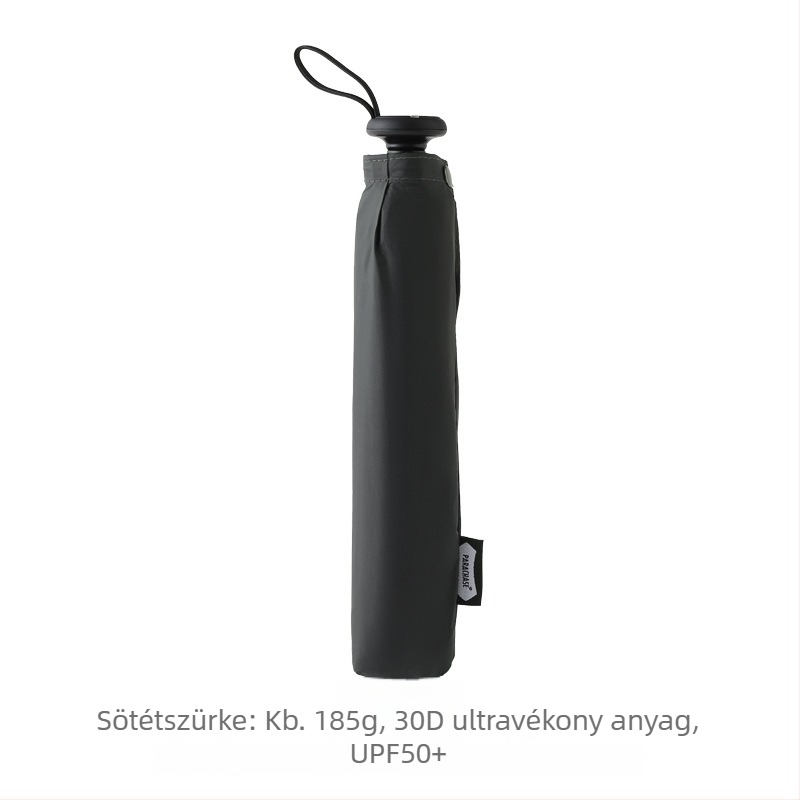 PARACHASE 108 cm ultra könnyű, megnagyított esernyő vinyl bevonattal, UV védelem UPF 50+, nap- és eső elleni parasol nőknek