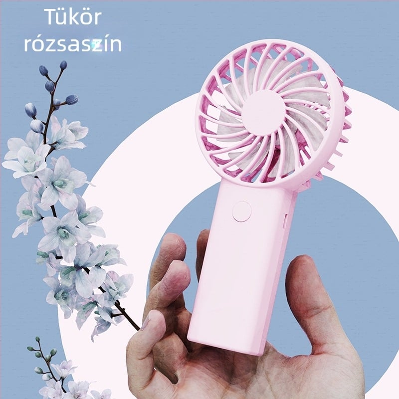 USB-töltő kézi mini ventilátor, hordozható kültéri ventilátor hosszú üzemidővel és 3 sebességgel