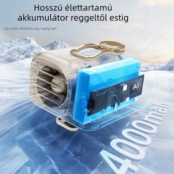 MINI derékra akasztható ventilátor — hordozható csipeszes hűtő ventilátor kültéri használatra, kézben vagy asztalon