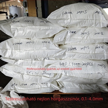 Ander nejlon fonott horgász zsinór, 1 kg terhelési teszt, tengeri és hajózási felhasználásra, átmérő 0,1–4,5 mm