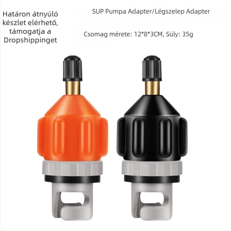 LCO-SPORT felfújható hajó légszele adapter – kajakhoz, SUP-hoz és eveződeszka kiegészítőkhöz