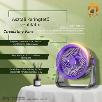 USB többfunkciós asztali ventilátor otthonra és kollégiumba, asztali keringető ventilátor, mini hordozható ventilátor