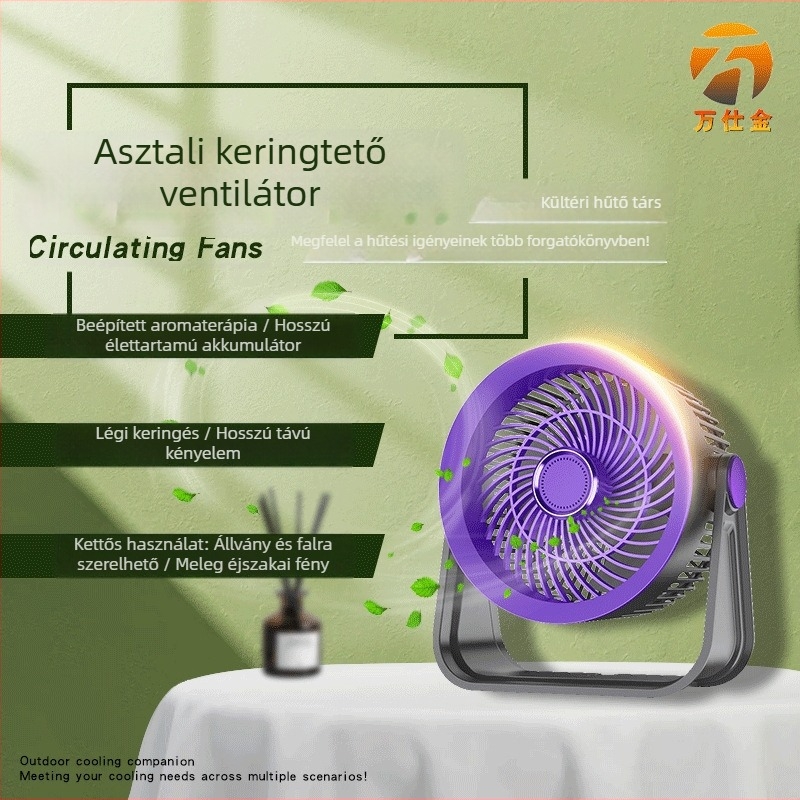 USB többfunkciós asztali ventilátor otthonra és kollégiumba, asztali keringető ventilátor, mini hordozható ventilátor