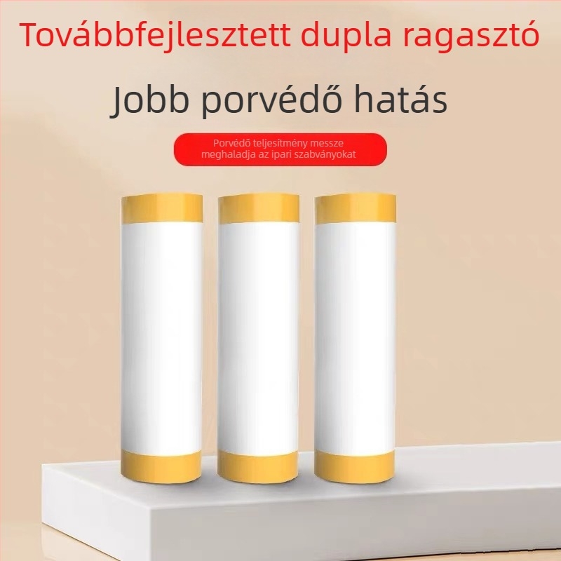 Egyszer használatos porvédő film papírmákkal festéshez és diatomit díszítéshez