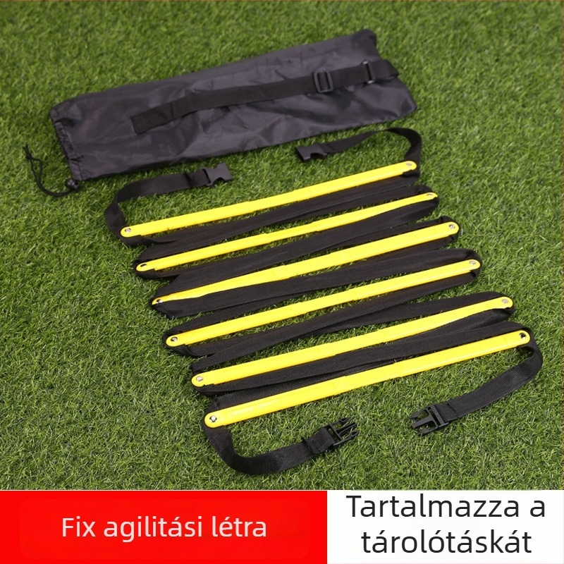 Rögzített ügyességi létra futball-edzéshez – többfunkciós ugrólétra, kötél-létra és gyorslétra