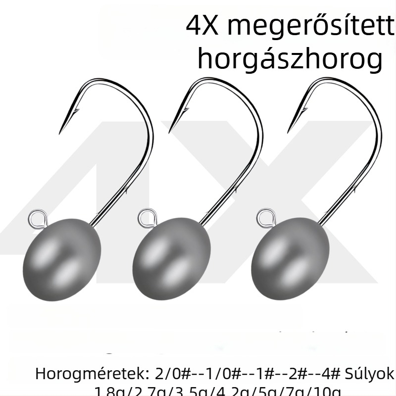 Root horog horgásathoz, 4x megerősített, dupla szár, vast profil, görbe száj, méret 1