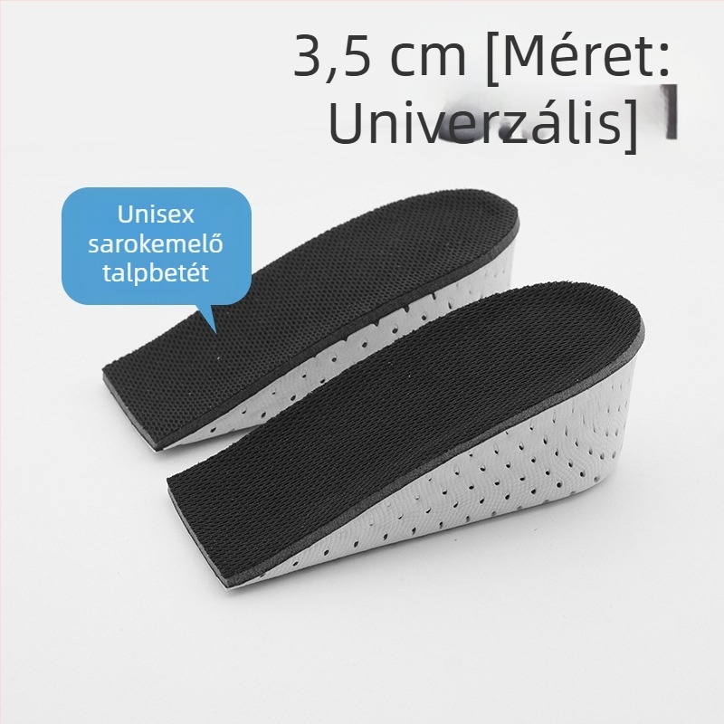 EVA lélegző belső magasságot növelő félbetét, magasságállító talpbetét, láthatatlan