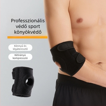Szellőző könyökvédő sportokra, izzadságot felszívó, könyökvédő, felnőttek számára, ideális badmintonhoz, kosárlabdához, röplabdához és asztaliteniszhez