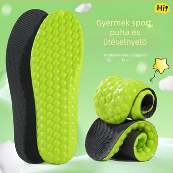 Gyermekeknek szóló sporttalp cipőkhöz, nedvességfelszívó, antibakteriális, teljes hosszúságú talp, dezodoráló, ütéscsillapító, nyári légpárna