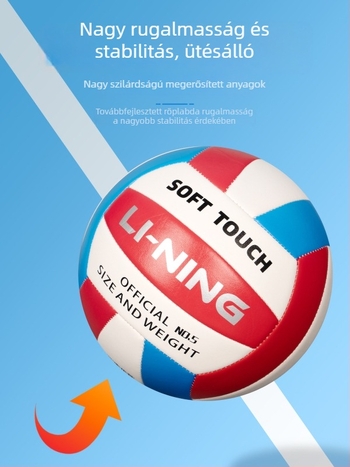 Li-Ning 5-ös számú röplabda – puha bőr, beltéri edzéslabda