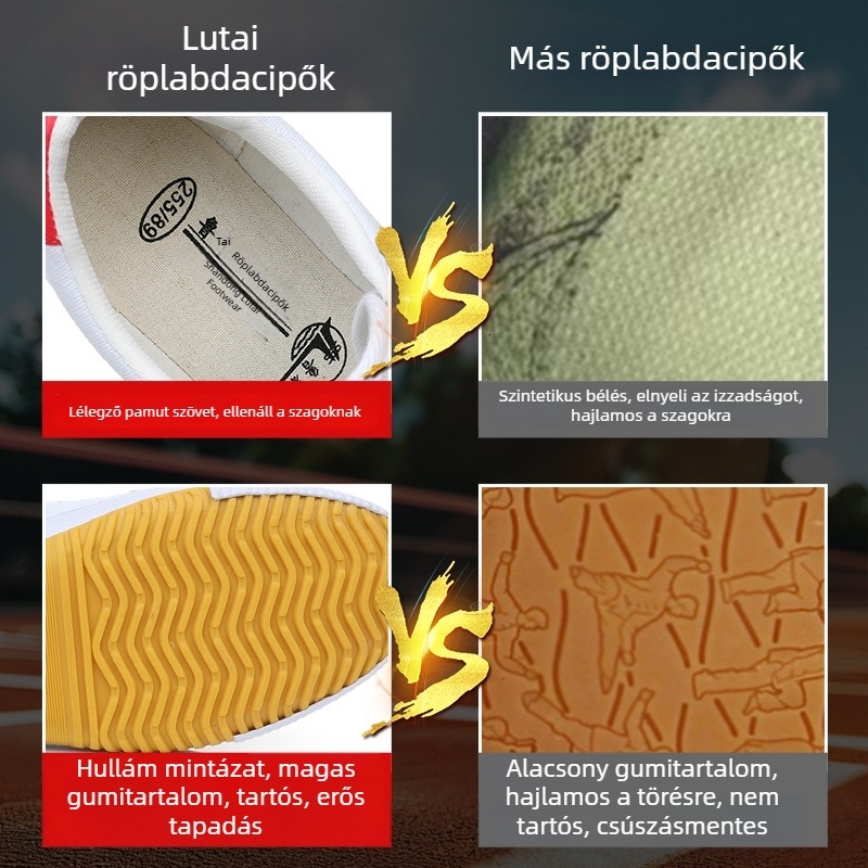 Lutai hálószövésű röplabdás cipő, futócipő, fűzős sportcipő, mindennapi cipő, vászon harcművészeti cipő, atlétikai edzőcipő
