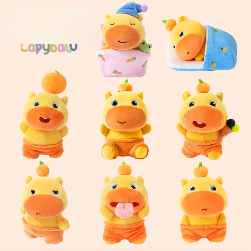 Capybara Lulu plüssjáték – táskadísz és kulcstartó