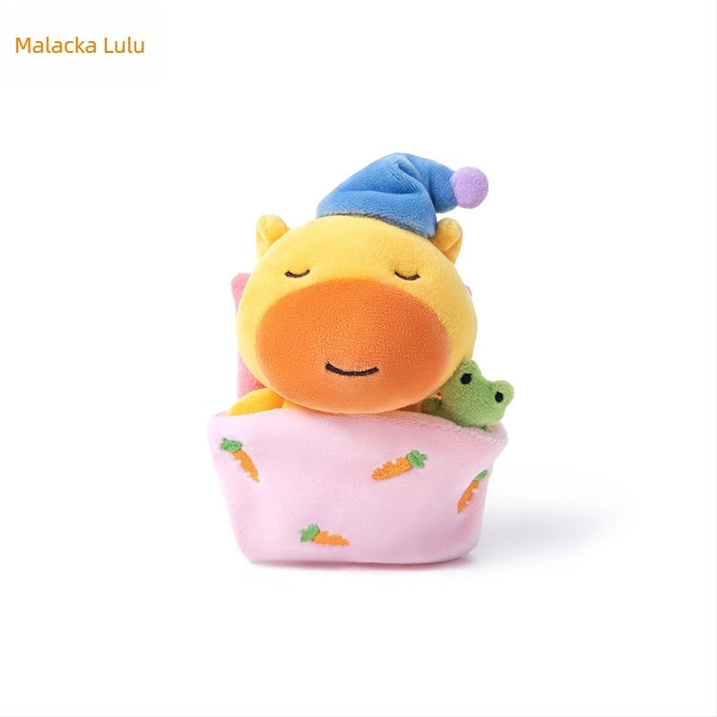 Capybara Lulu plüssjáték – táskadísz és kulcstartó