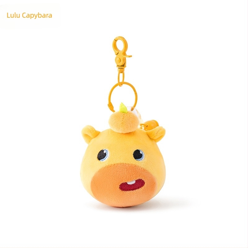 Capybara Lulu plüssjáték – táskadísz és kulcstartó