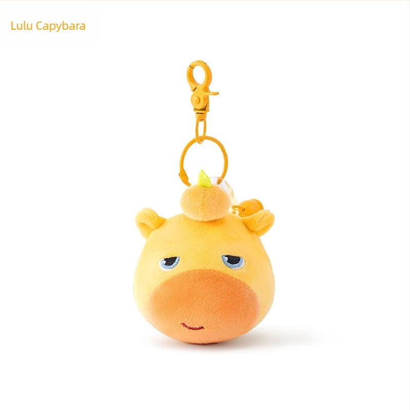 Capybara Lulu plüssjáték – táskadísz és kulcstartó