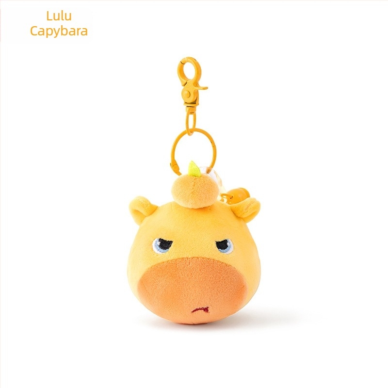 Capybara Lulu plüssjáték – táskadísz és kulcstartó