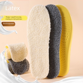 Latex talpbetét téli – meleg, légáteresztő, nedvességelnyelő, vastagított, teljes talpbetét fleece-beléssel a kényelemért és ütéscsillapításért.
