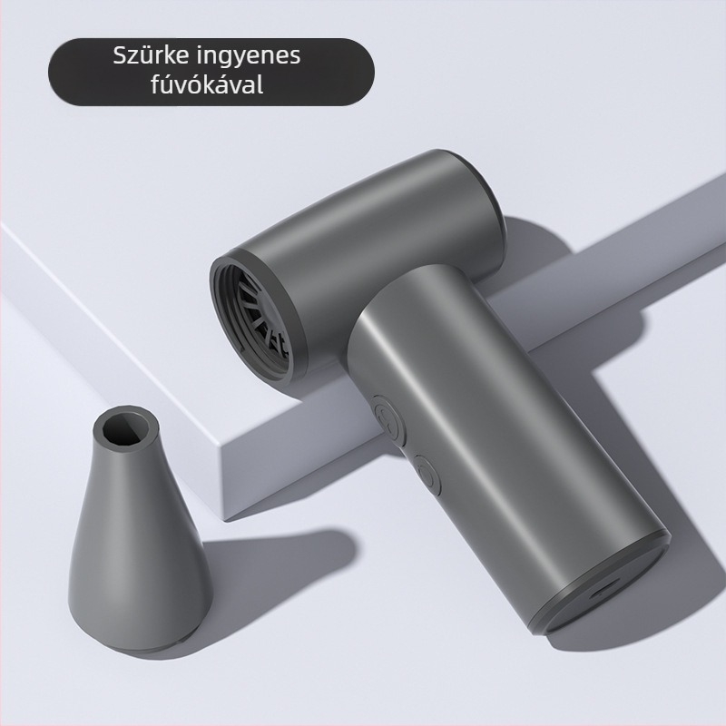 2026 Hordozható penge nélküli turbina ventilátor kültéri hűtésre, nagy sebességű, kompakt, beépített 2000–4000 mAh akkumulátorral