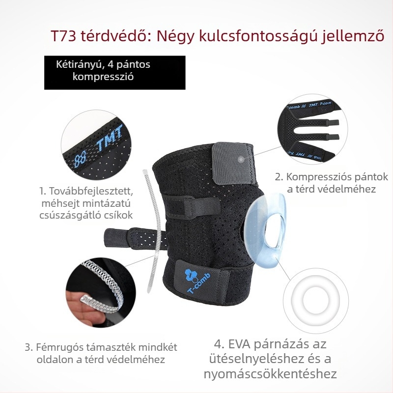 TMT Neoprén sport térdvédők futásra, hegymászásra, kosárlabdára és kerékpározásra – kültéri professzionális térdvédelem