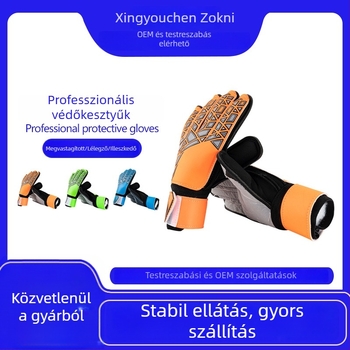 Latex kapus kesztyűk, csúszásmentesek, futballhoz, edzésre és amatőr mérkőzésekre