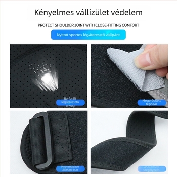 Állítható vállvédő pánt sérülésmegelőzésre és diszlokáció stabilizálására