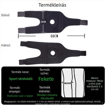 Térdvédő meniszkusz védelemmel túrázáshoz, hegymászáshoz, kosárlabdához, futáshoz és kerékpározáshoz