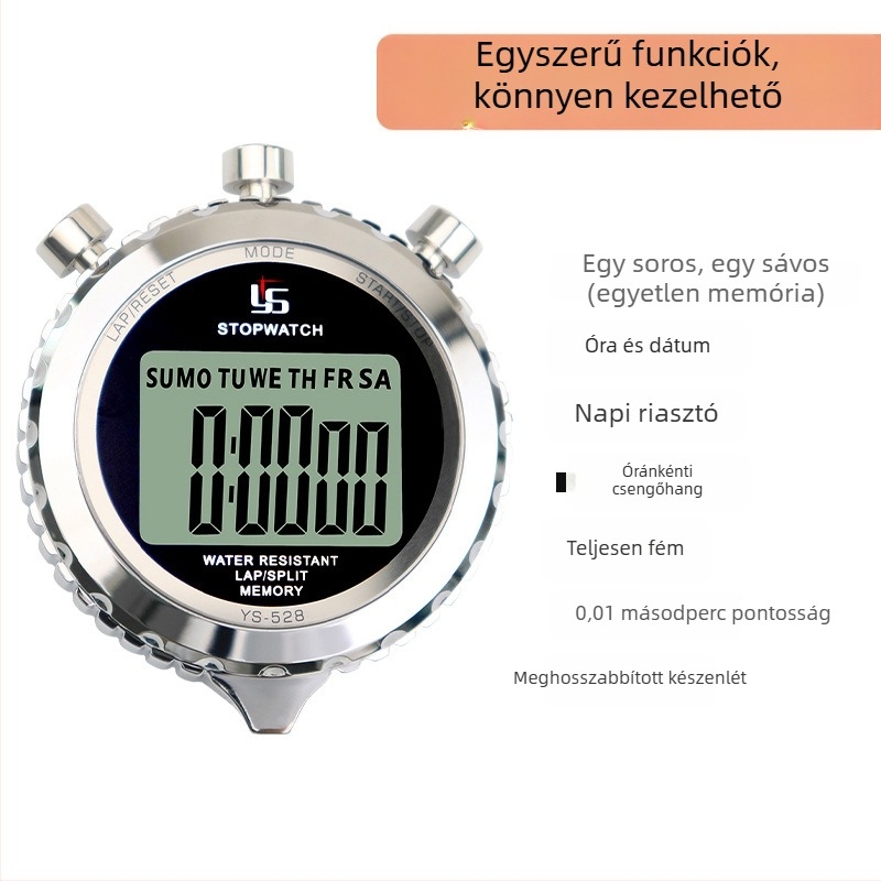 YS-528 Elektronikus stopperóra futásra és atlétikára – bírói óra