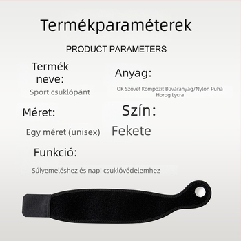 Néoprén csuklóvédő perforált, légáteresztő, sporthoz, körbefogó kialakítás hüvelykujj-zárral