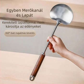 Gomba alakú, rozsdamentes acélból készült kis spatula, tapadásmentes, hőálló, konyhai spatula, élelmiszerbiztonságos otthoni használatra