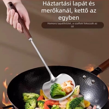 Gomba alakú, rozsdamentes acélból készült kis spatula, tapadásmentes, hőálló, konyhai spatula, élelmiszerbiztonságos otthoni használatra