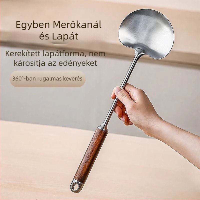 Gomba alakú, rozsdamentes acélból készült kis spatula, tapadásmentes, hőálló, konyhai spatula, élelmiszerbiztonságos otthoni használatra