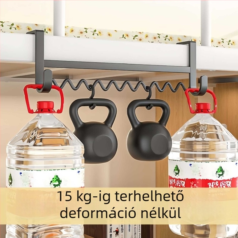 Hullámformájú ruhakasztó az ágyhoz kollégiumban