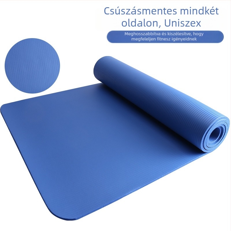 8 mm csúszásmentes PVC jóga matrac, extra vastag edzőmat