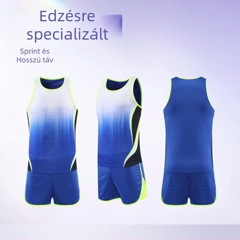 Uniszex atlétikai edzésruha mellényes szett – maratonra és versenyekre