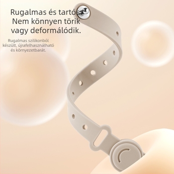 Többfunkciós falra szerelhető kábelrendező szilikon mágneses szalaggal adatkáblek tárolására, akasztóval és rögzítővel a falon