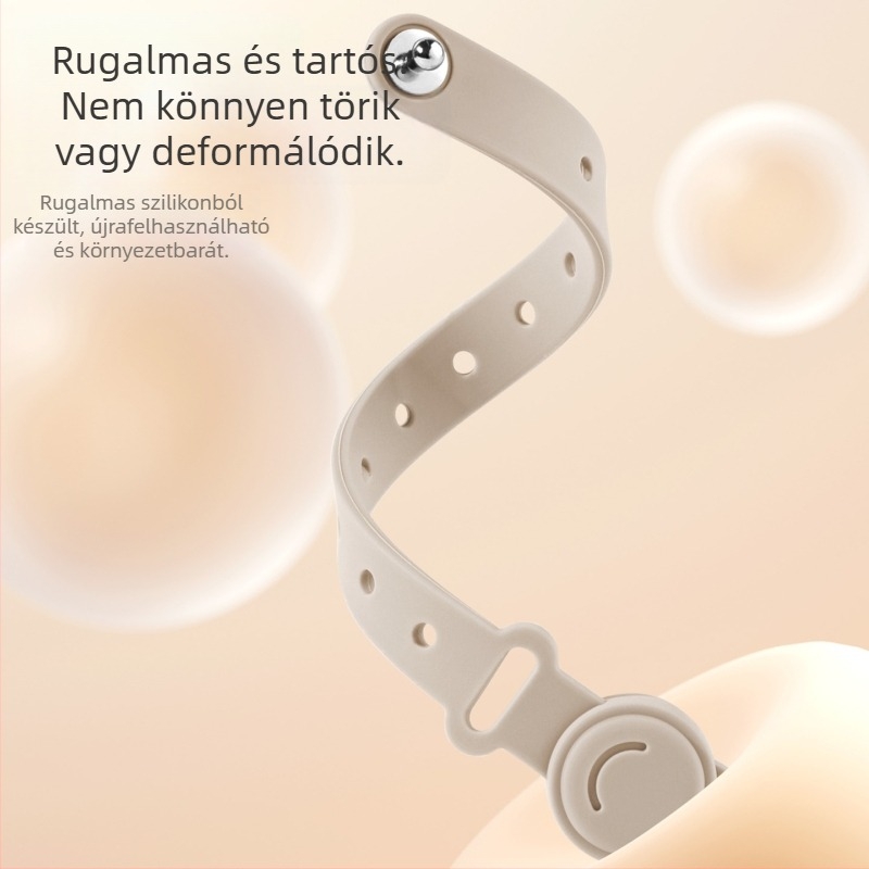 Többfunkciós falra szerelhető kábelrendező szilikon mágneses szalaggal adatkáblek tárolására, akasztóval és rögzítővel a falon