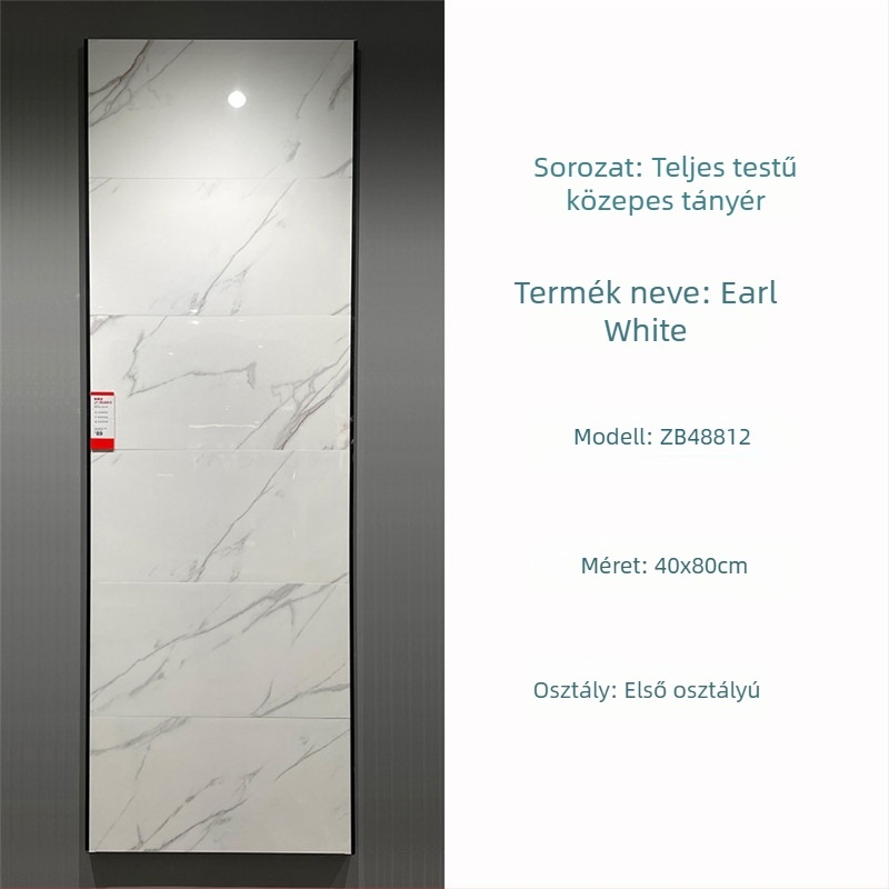 400x800 mm-es belső falicsempe, mázas porcelán, fürdőszoba és konyha számára, puzzle mintázat, modern egyszerű stílus, csúszásmentes felület